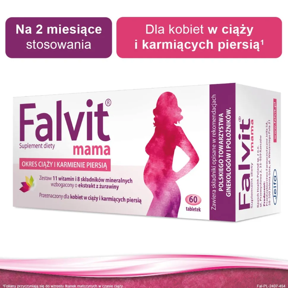Falvit mama, tabletki powlekane, 60 szt.