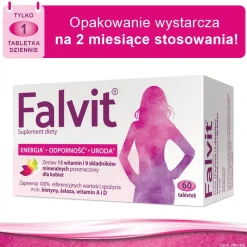 Falvit, tabletki drażowane, 60 szt.