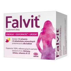 Falvit, tabletki drażowane, 30 szt.