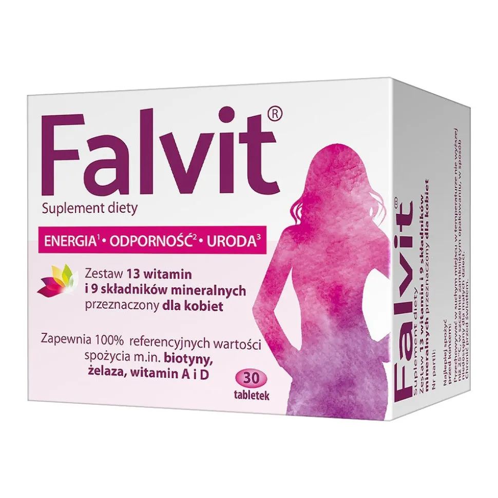 Falvit, tabletki drażowane, 30 szt.