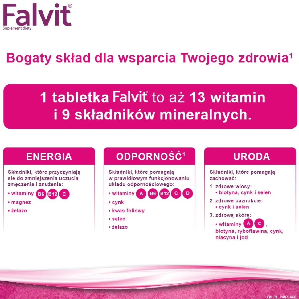 Falvit, tabletki drażowane, 30 szt.