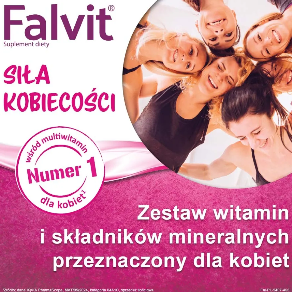 Falvit, tabletki drażowane, 30 szt.