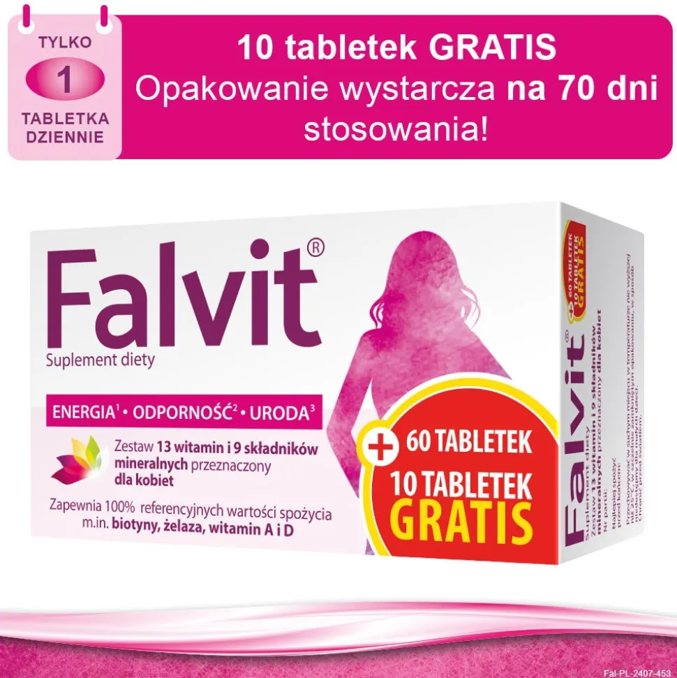 Falvit, tabletki, 60 szt. + 10 szt.