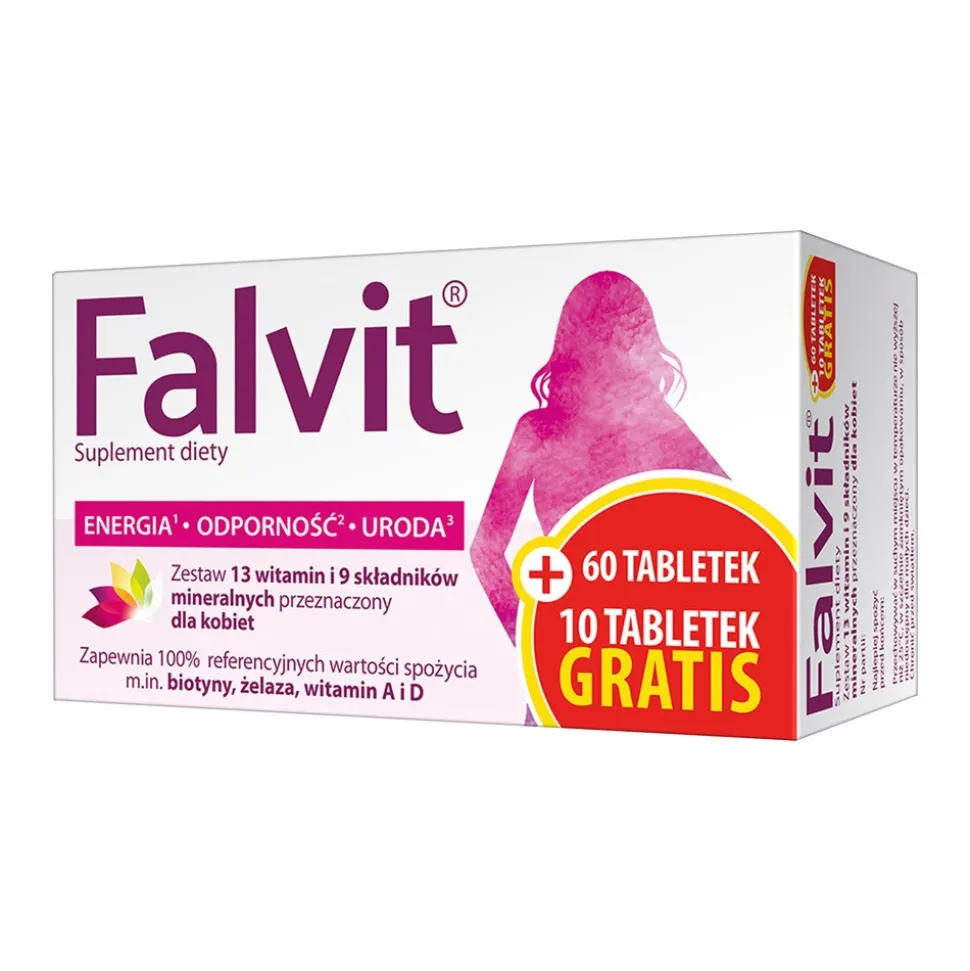 Falvit, tabletki, 60 szt. + 10 szt.