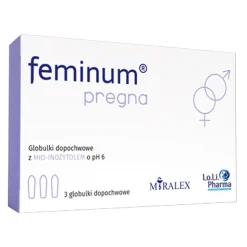 Feminum Pregna, globulki dopochwowe, 3 szt.