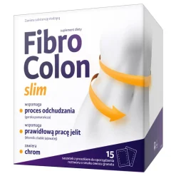 FibroColon slim, saszetki z proszkiem, 15 szt.