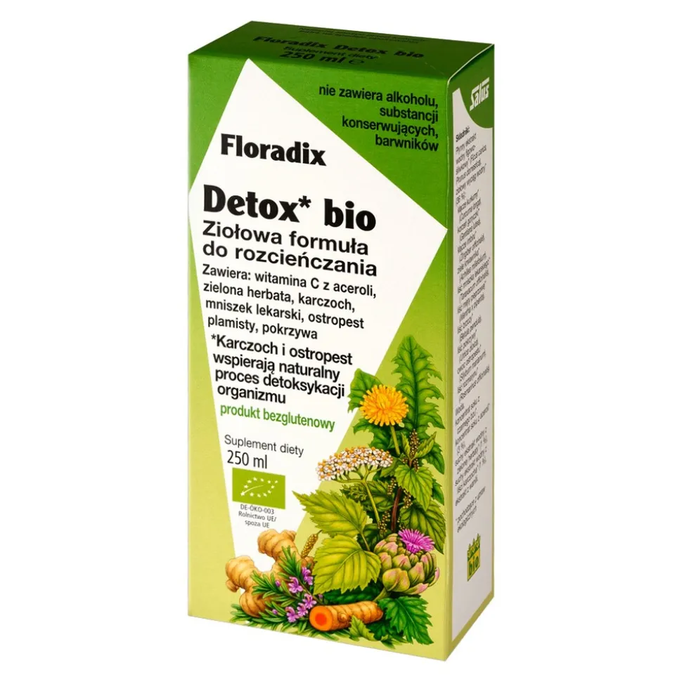 Floradix Detox Bio, płyn, 250 ml