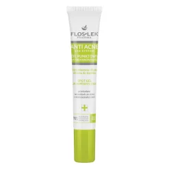 Flos-Lek Anti Acne 24H, żel punktowy na niedoskonałości, skóra mieszana, tłusta, trądzikowa, 20 ml