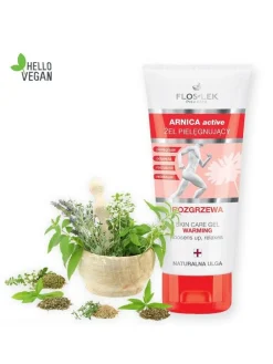 Flos-Lek Arnica Active, pielęgnujący żel rozgrzewający, 100 ml
