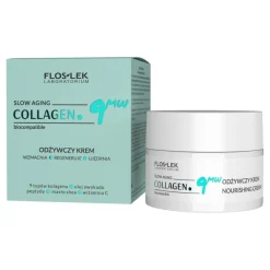 Flos-Lek Collagen.9MW, odżywczy krem, wzmacnia regeneruje ujędrnia, 50 ml