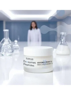 Flos-Lek Exosomes Peptides, krem z egzosomami do twarzy zwiększający gęstość skóry, 50 ml