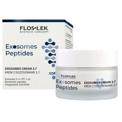 Flos-Lek Exosomes Peptides, krem z egzosomami do twarzy spłycający zmarszczki, 50 ml