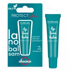 Flos-Lek Lip Care, lanobalsam do ust, chococo, 12 g