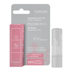 Flos-Lek Prebiotic, Prebiotyczna pomadka do ust, wosk candelilla, 4 g