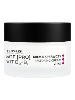Flos-Lek Vital, krem naprawczy do twarzy 5GF [PRO] VIT B12 + B9, 50 ml