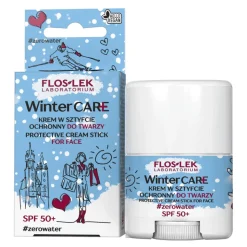 Flos-Lek Winter Care, ochronny krem w sztyfcie do twarzy SPF50+, 20 g