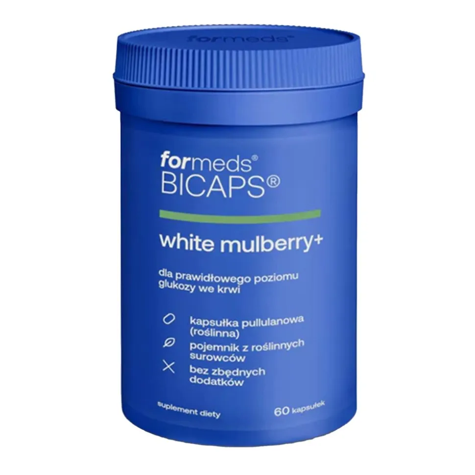 Formeds Bicaps White Mulberry+, kapsułki twarde, 60 szt.