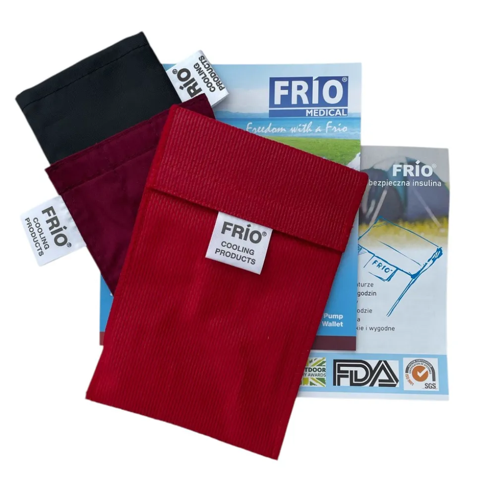 Frio Pump, termiczne etui do przechowywania pompy insulinowej, czerwone, 1 szt.