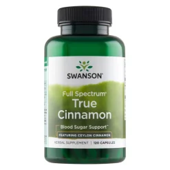 Full Spectrum True Cinnamon (Cynamon cejloński), kapsułki,120 szt.