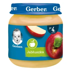 Gerber, jabłuszka, 4 m+, 125 g