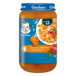 Gerber, risotto z indykiem i warzywami, 12 m+, 250 g