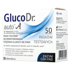GlucoDr. auto A, testy paskowe, 50 szt.
