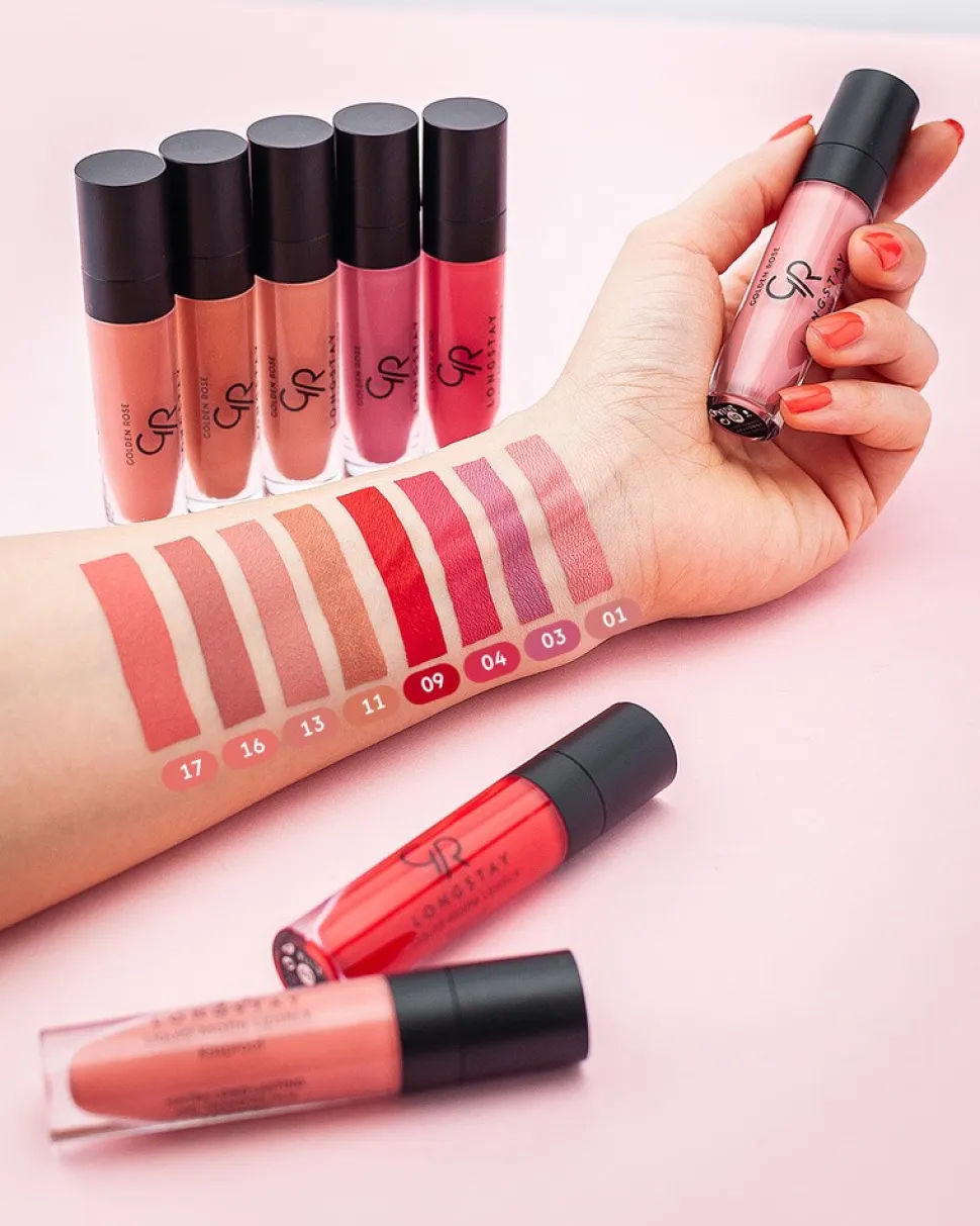 Golden Rose Longstay Liquid Matte Lipstick, matowa pomadka w płynie, 04, 5,5 ml