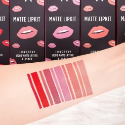 Golden Rose Matte Lipkit, zestaw do makijażu ust, nude, 7,6 g