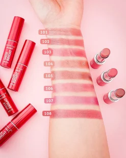 Golden Rose Mood Sheer Bright Lipstick, połyskująca pomadka do ust, 102, 3,3 g