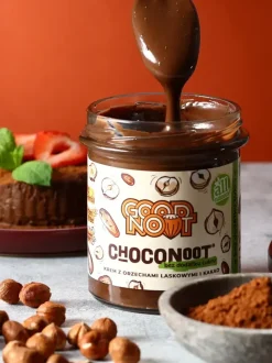 Good Noot Choconoot, krem z orzechów laskowych i kakao bez dodatku cukru, 330 g