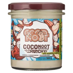 Good Noot Coconoot, krem z kokosem i migdałami z kawałkami orzechów bez dodatku cukru, 300 g