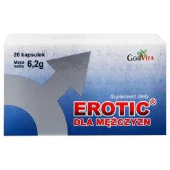 Gorvita Erotic, kapsułki dla mężczyzn, 20 szt.