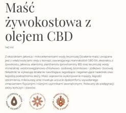 Gorvita, Maść żywokostowa z olejem CBD, 140 ml