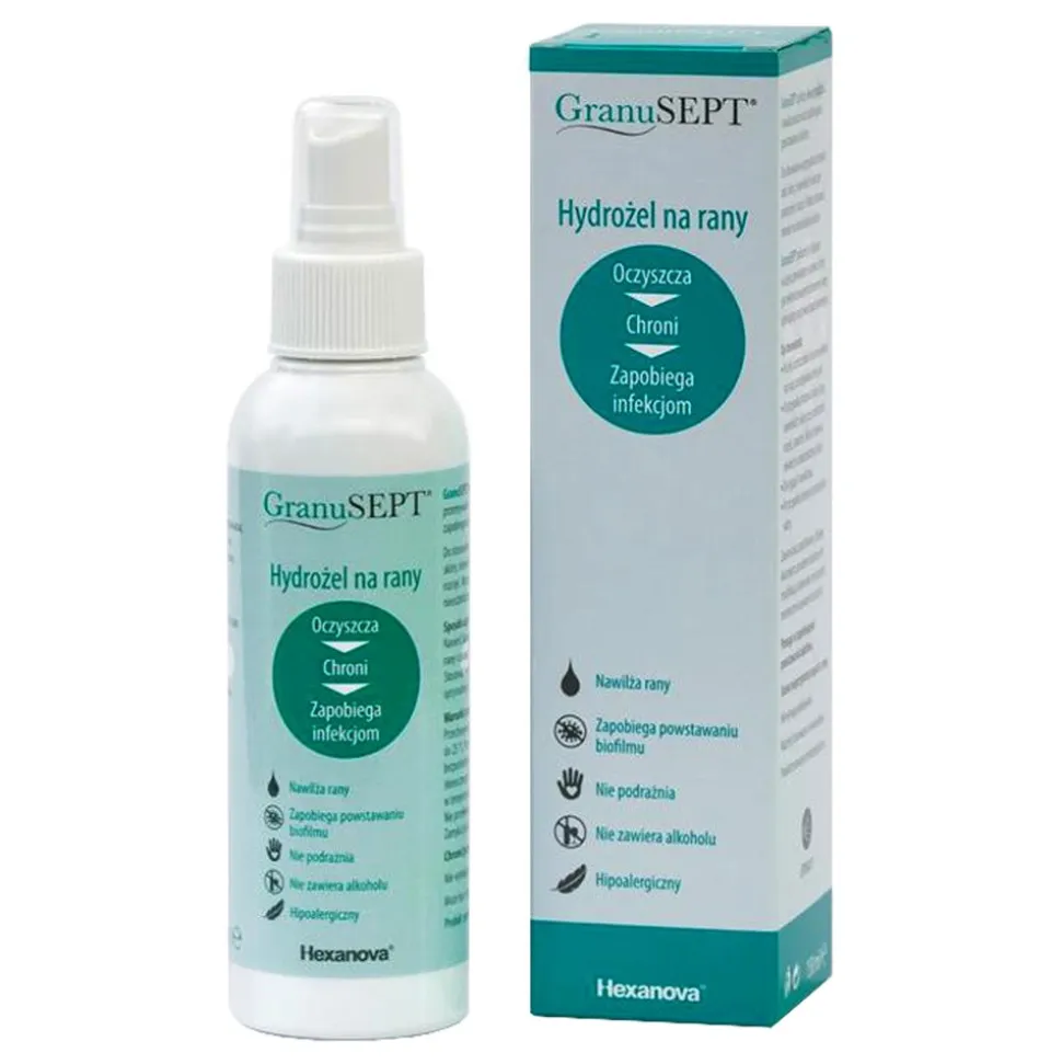 GranuSEPT, roztwór do przemywania ran, 150 ml
