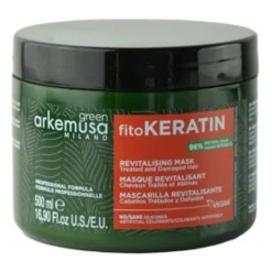 Green Arkemusa Milano FitoKeratin, rewitalizująca maska do włosów, 500 ml