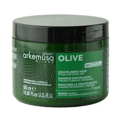 Green Arkemusa Milano Olive, maska do włosów puszących się i niesfornych, 500 ml