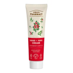 Green Pharmacy, krem do rąk i paznokci, żurawina i arnika, 100 ml