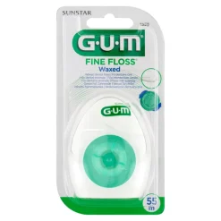 Gum Fine Floss, nić dentystyczna, woskowana, 55 m