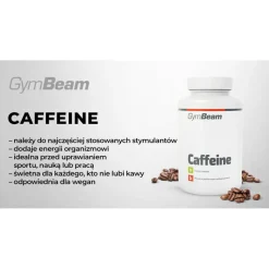GymBeam Kofeina, tabletki, 90 szt.