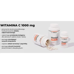 GymBeam Witamina C 1000 mg, tabletki, 30 szt.