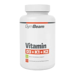 GymBeam Witamina D3+K1+K2, kapsułki, 120 szt.