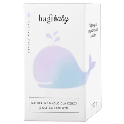 Hagi Baby, Naturalne mydło dla dzieci z olejem ryżowym,100 g