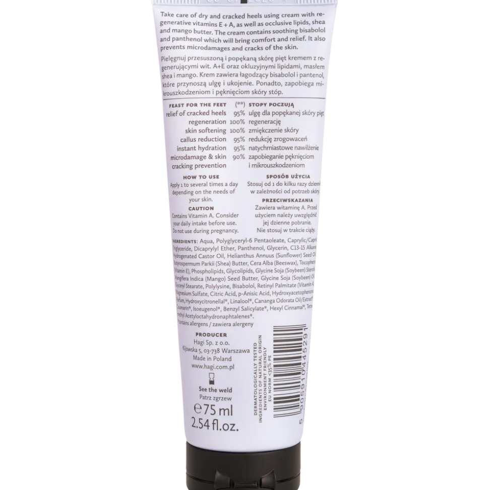 Hagi Pójdę Boso, krem lipidowy do stóp, 75 ml