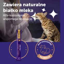 Happy snack by Feliway, relaksująca przekąska dla wszystkich kotów, kurczak, 6 x 15 g