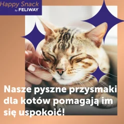 Happy snack by Feliway, relaksująca przekąska dla wszystkich kotów, kurczak, 24 x 15 g