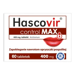 Hascovir Control MAX, 400 mg, tabletka, 60 szt.