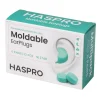 Haspro Moldable, formowane zatyczki do uszu, miętowe, 6 par