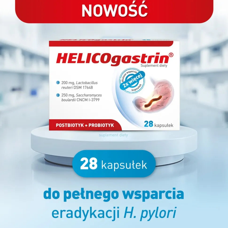HELICOgastrin, kapsułki, 28 szt.