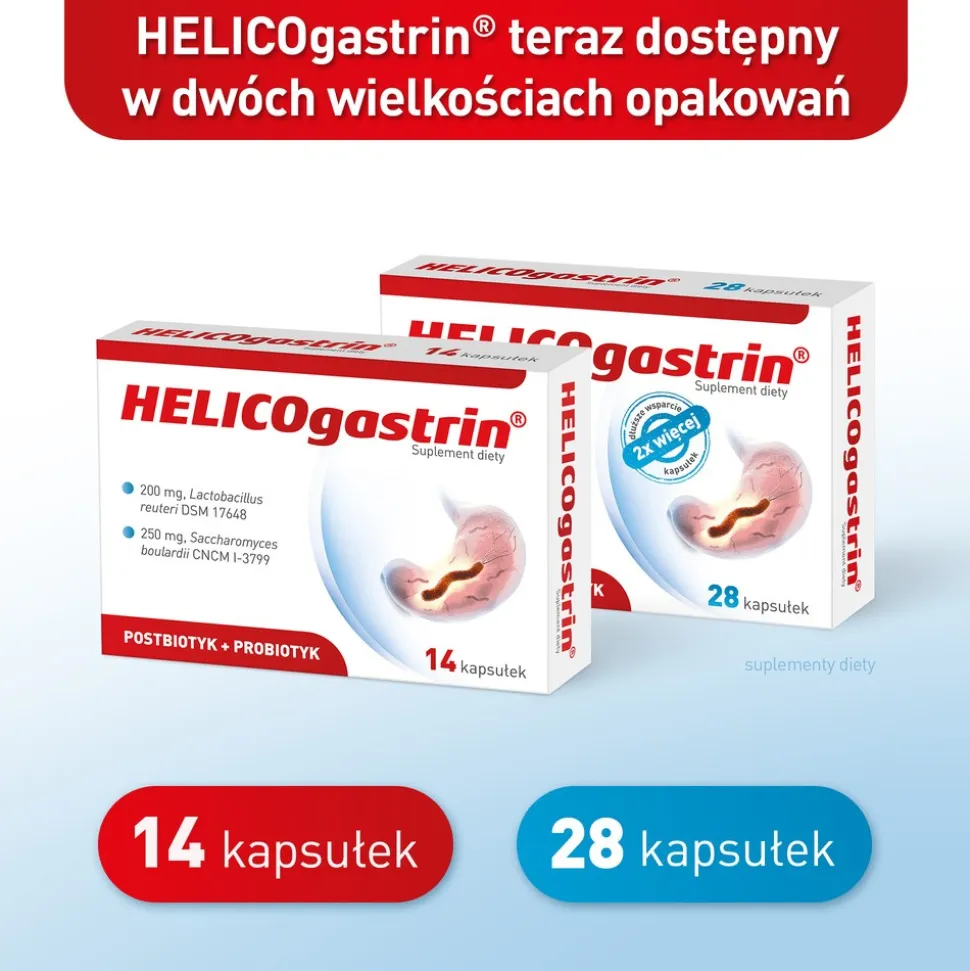HELICOgastrin, kapsułki, 28 szt.