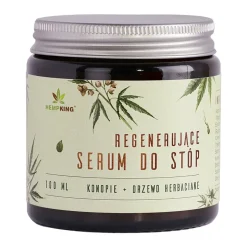 HempKing, regenerujące serum do stóp z CBD o zapachu drzewa herbacianego, 100 ml